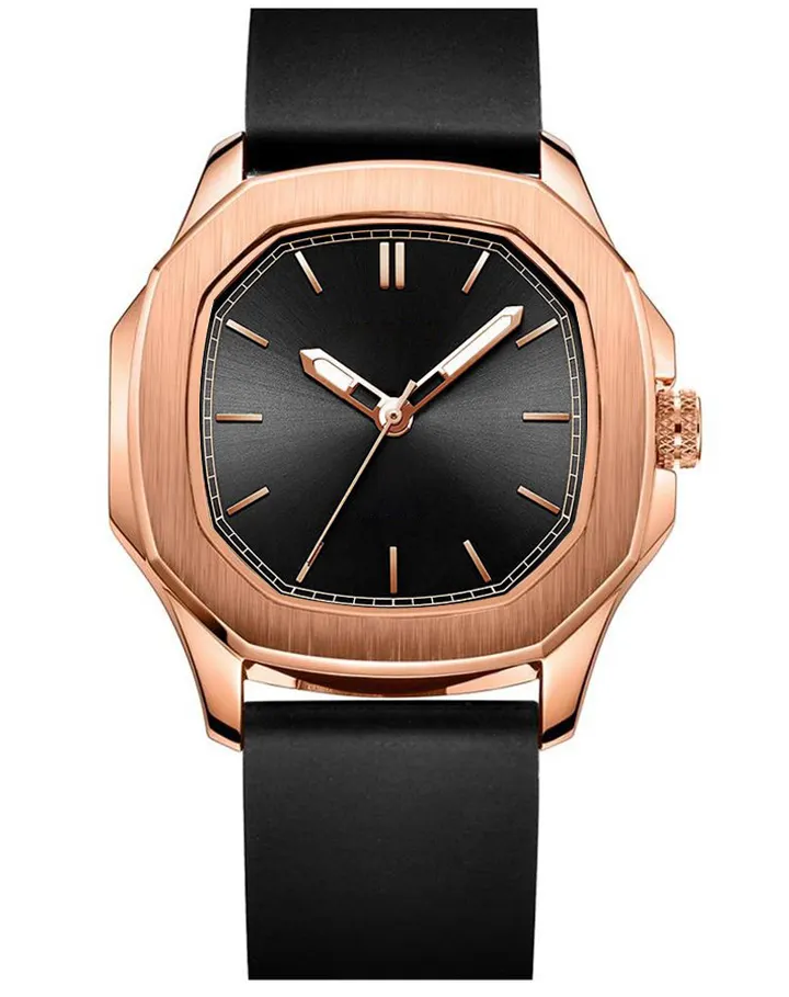 VDEAR Square Silver Black Watch - Custom Logo, Waterproof, Luminous Pointer! 2