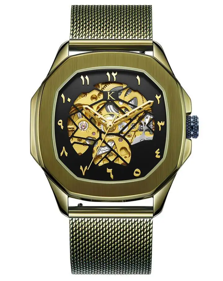 VDEAR Black Waterproof Hollow Watch - Best Dive Watches 2