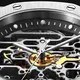 VDEAR High Quality Customizable Luxury Skeleton Watch - Mechanical Movement, 5ATM Stainless Steel 5