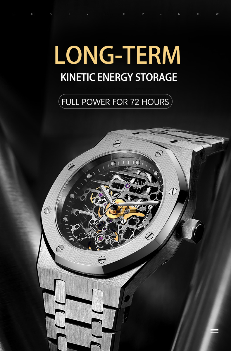 VDEAR - VDEAR Super High Quality Hangzhou Automatic Mechanical Movement 5Atm Stainles Steel Luxury Skeleton Watch Dial Customize New Arrival 10