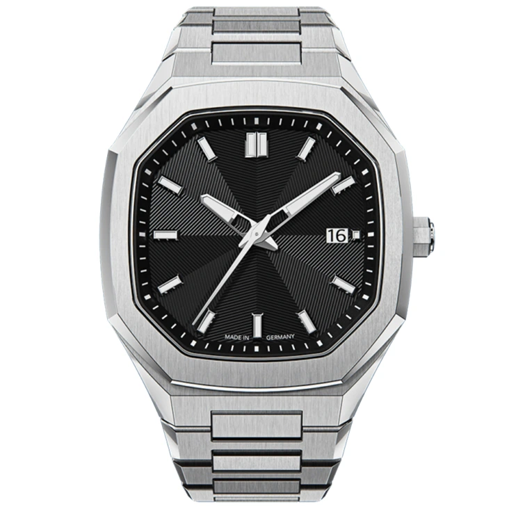 VDEAR - Montre personnalisée en acier inoxydable pour homme - Montre automatique de luxe pour homme 1