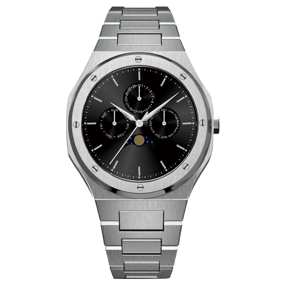 VDEAR - Good quality stylish moonphase high quality luxury wrist watch men's chronograph watches new model others 1