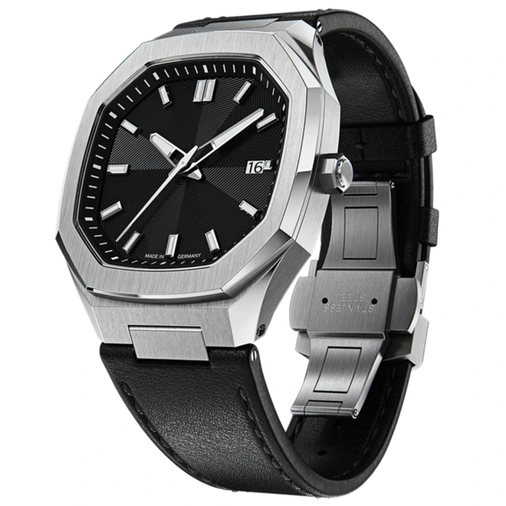 VDEAR - Custom Automatic Watch Movement Relojes De Cuero Men Watches High Quality Luxury Leather Brands Luxury Black others 1