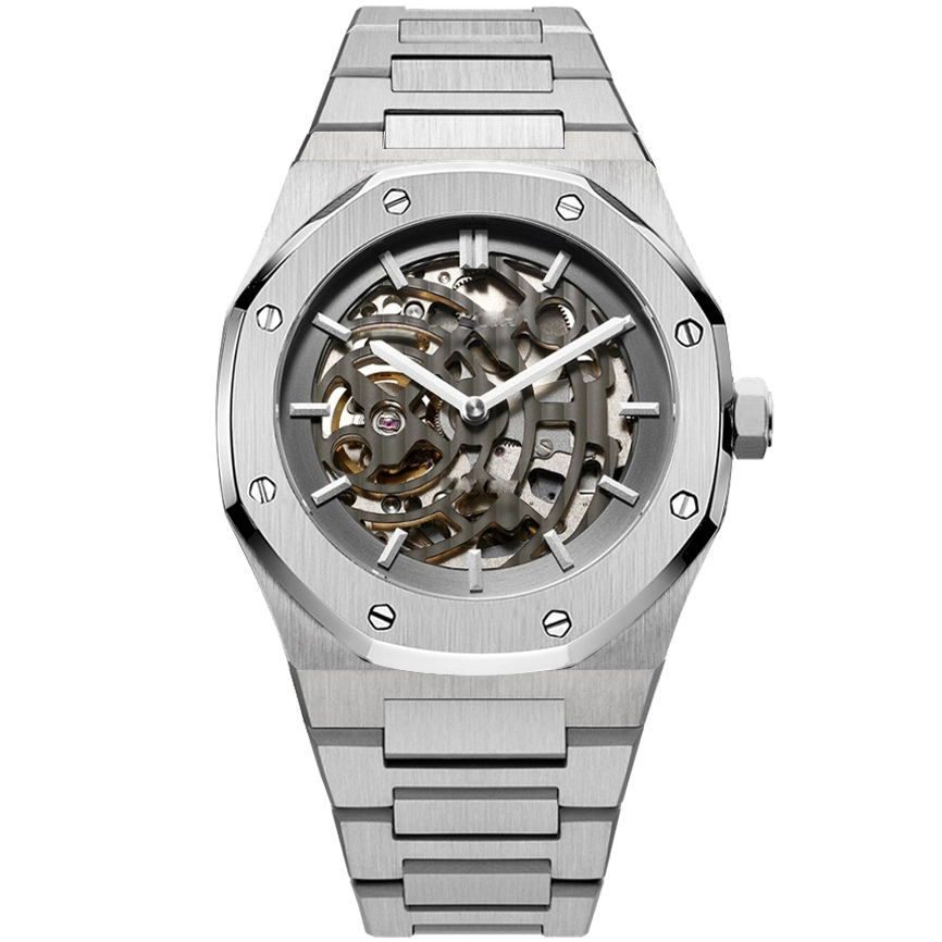 VDEAR - Orologi da uomo di lusso Lujo Classic Private Label 2018 Orologi meccanici automatici di lusso da uomo Orologi da polso meccanici da uomo Orologi automatici da uomo 1