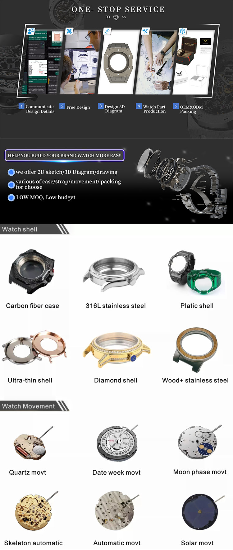 VDEAR - OEM Luxury Mens Custom Mechanical Automatic Skeleton Watches Tourbillon Stainless Steel Waterproof Watch 13