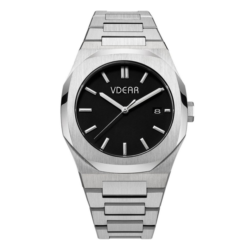 VDEAR - Set di orologi da donna in acciaio inossidabile con cassa vuota, 5 pezzi, orologio da polso al quarzo da donna, prezzi Giappone, quarzo, ATM, 50 MOQ, orologio personalizzato 1