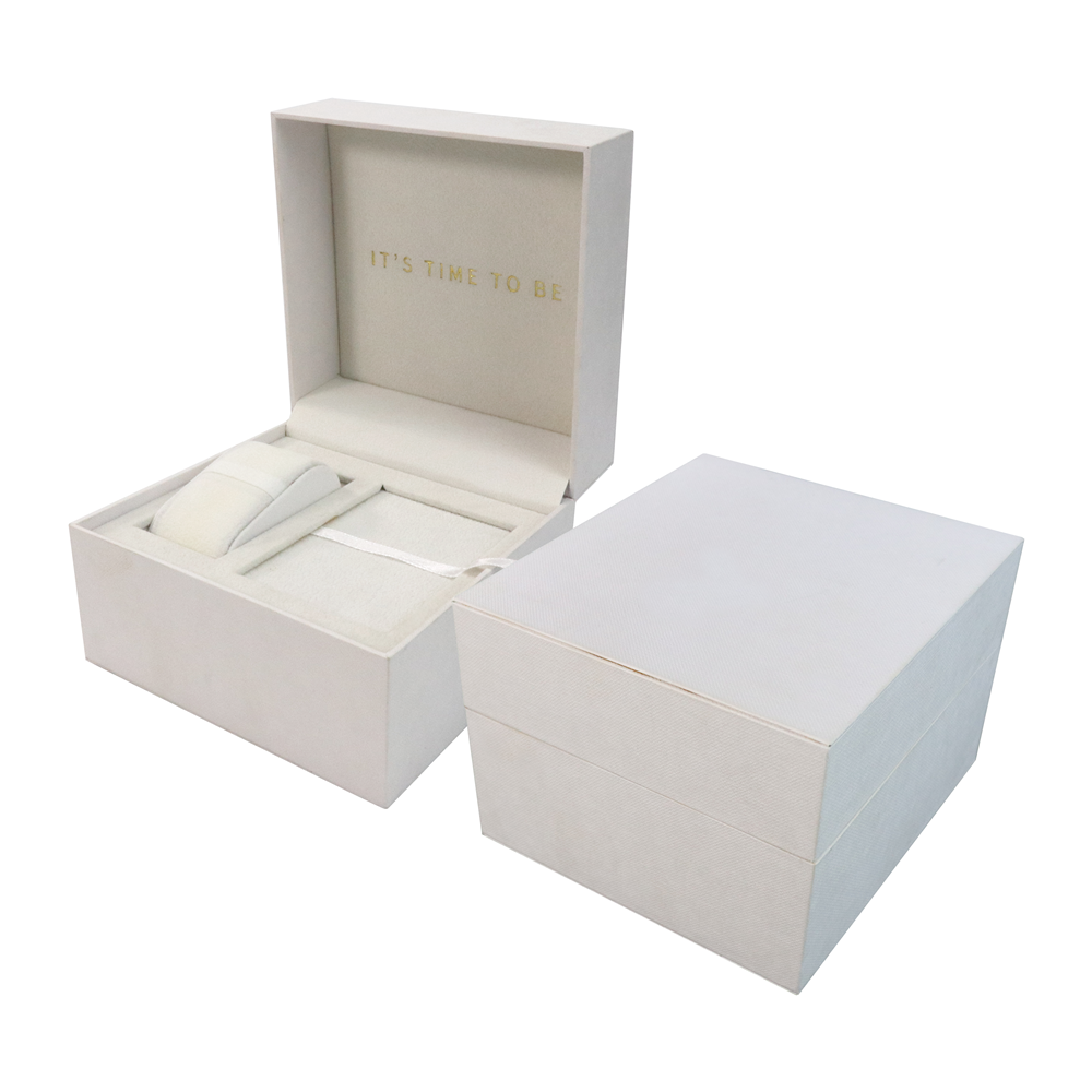 VDEAR - New Design Luxury White Specialty Paper Manual Card Paper Watch Storage Box Luxury Watch Box 9