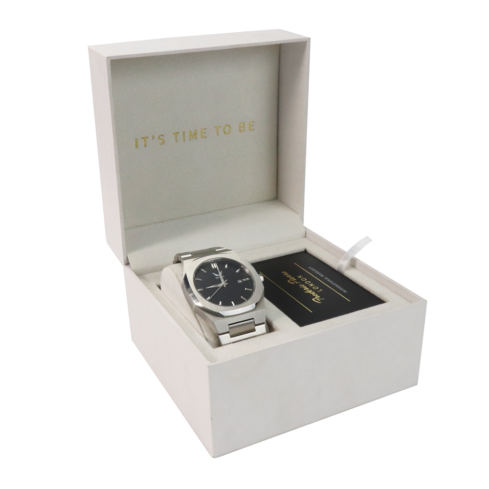 VDEAR - New Design Luxury White Specialty Paper Manual Card Paper Watch Storage Box Luxury Watch Box 11