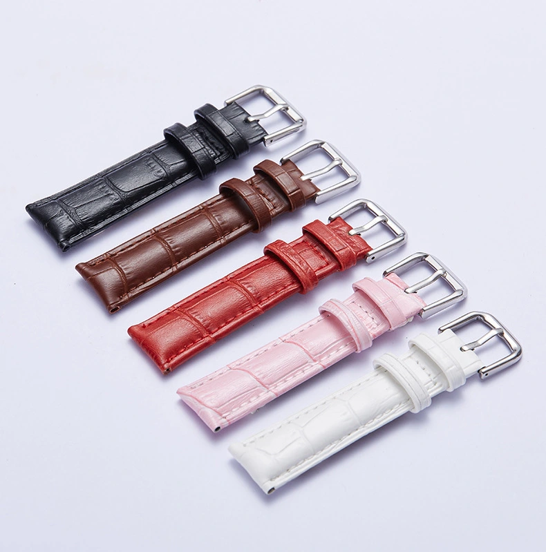 VDEAR - Multi colors calf skin alligator crocodile leather watch straps with quick release strap Leather Band 1