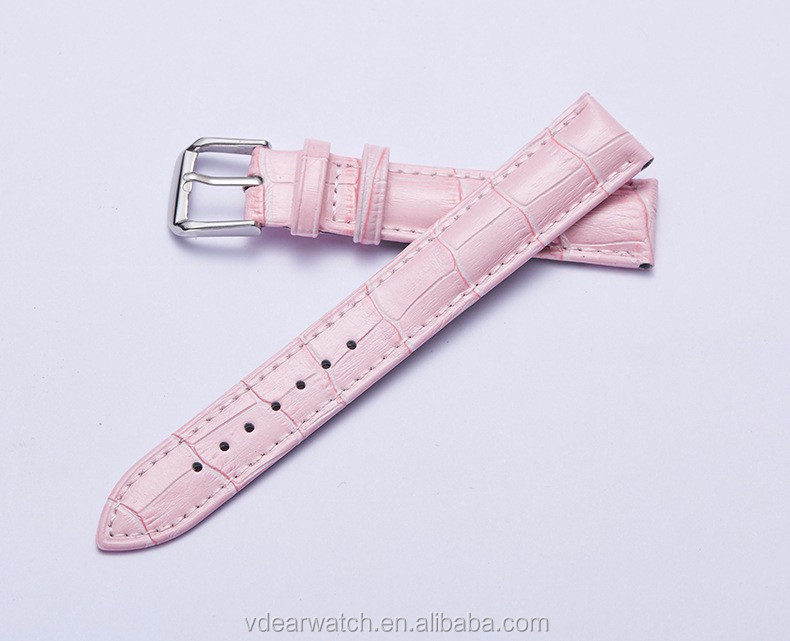 VDEAR - Multi colors calf skin alligator crocodile leather watch straps with quick release strap Leather Band 11