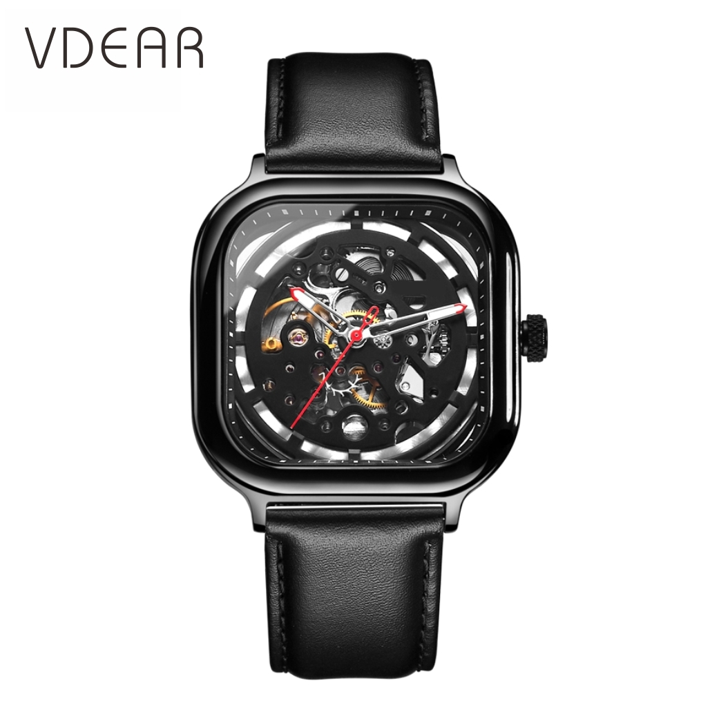 VDEAR - Make your own logo custom luxury automatic watch skeleton mechanical men luxury brand Ungrouped 1