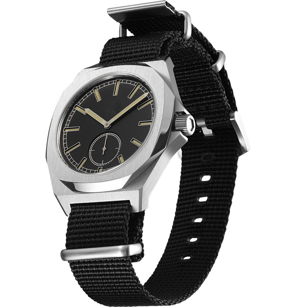 VDEAR - Green Nylon band Japan quartz movt mens luxury minimalist hand watch from china Stainless Steel Style 20