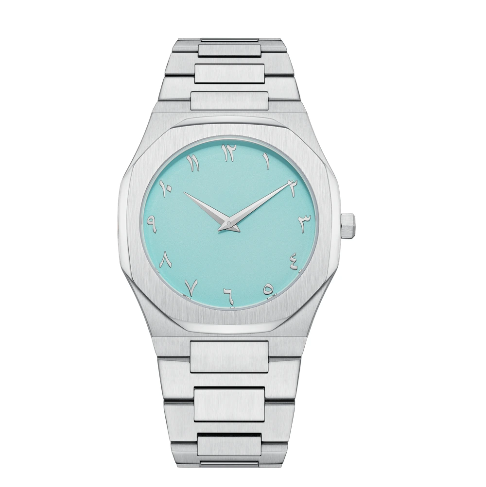 Vdear Herren-Armbanduhr mit arabischen Ziffern, ultradünnem Zifferblatt, japanischem Quarzwerk und 3 ATM Wasserdichtigkeit 1