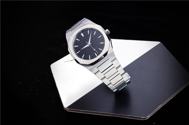 Vdear Luminous Hands Starry Sky Watch Mechanical Movement Octagon Luxury Mens Watch 9