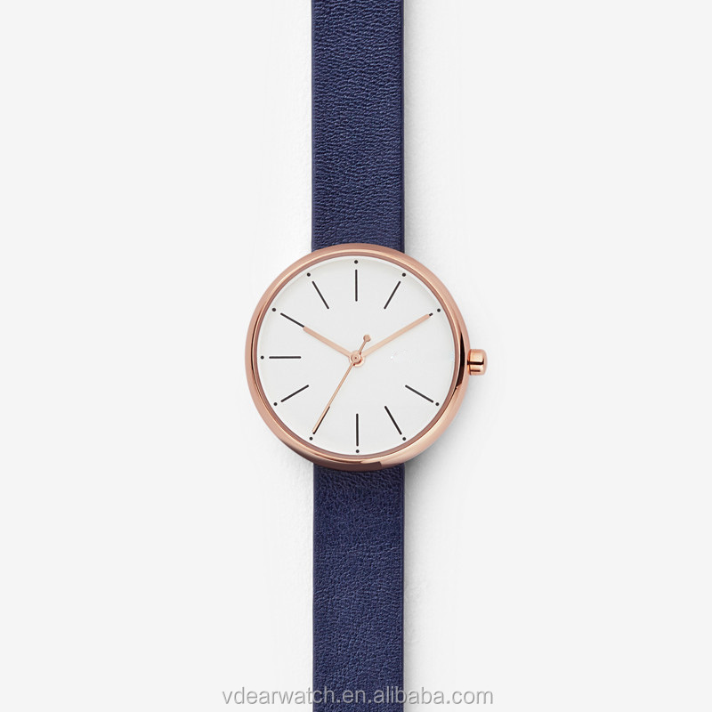 VDEAR -low moq fashion quartz watch Stainless steel chain custom your own brand design watch 9