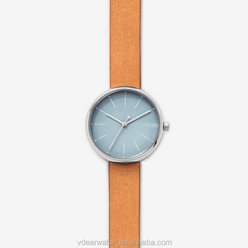 VDEAR -low moq fashion quartz watch Stainless steel chain custom your own brand design watch 13