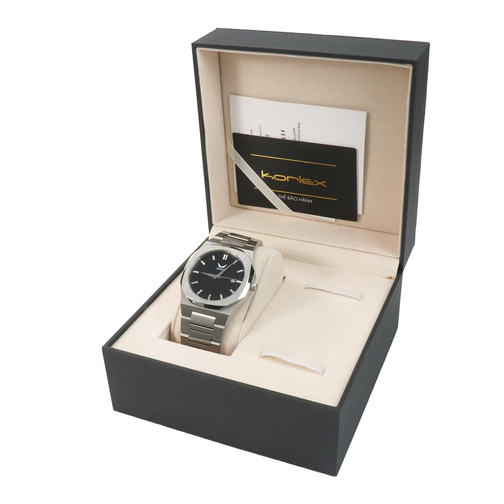 VDEAR - Luxury Custom Logo Extra Band Strap Cardboard Paper Watch Gift Box For Watch Watch Box 1