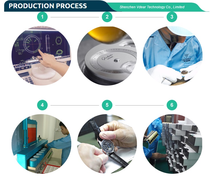 VDEAR - 2020 Luxury Silver 316L Stainless Steel Japan Quartz Movement Men Watch others 16