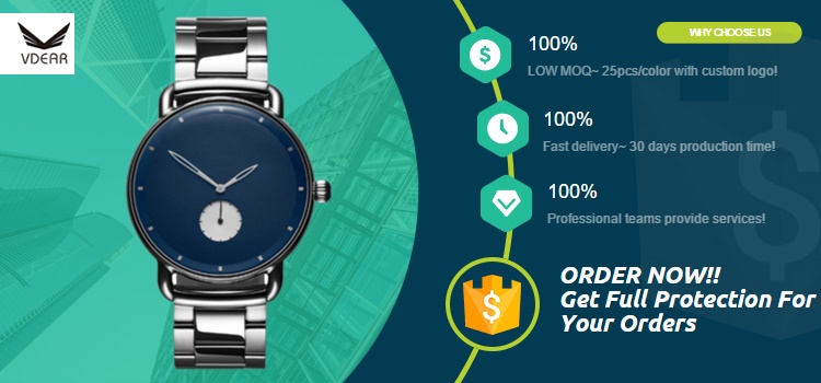 VDEAR - 2020 Luxury Silver 316L Stainless Steel Japan Quartz Movement Men Watch others 8