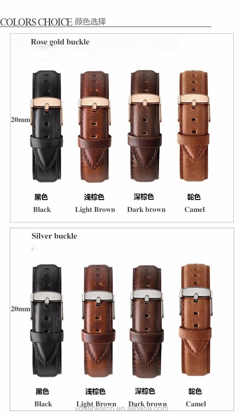 VDEAR - New arrival multi color handmade italian leather watch straps vintage with low price others 18
