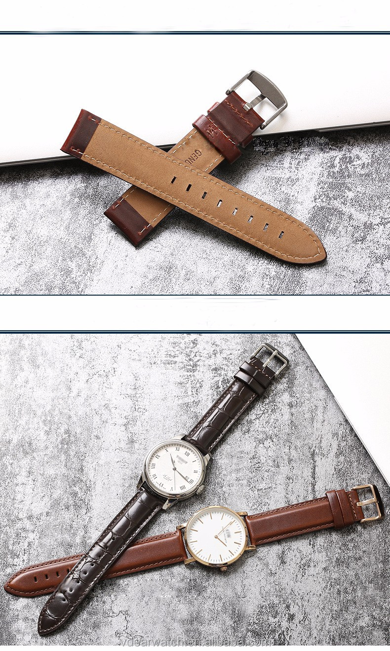 VDEAR - New arrival multi color handmade italian leather watch straps vintage with low price others 14