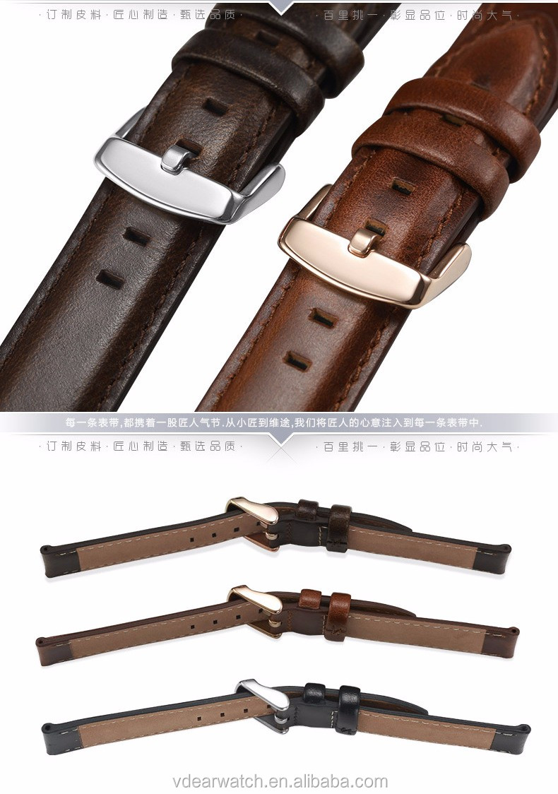 VDEAR - New arrival multi color handmade italian leather watch straps vintage with low price others 16