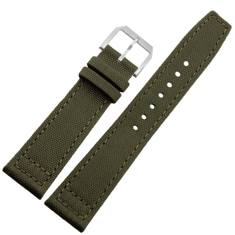 VDEAR - Custom your brand high quality 20mm waterproof canvas leather nylon strap Nylon Strap 14