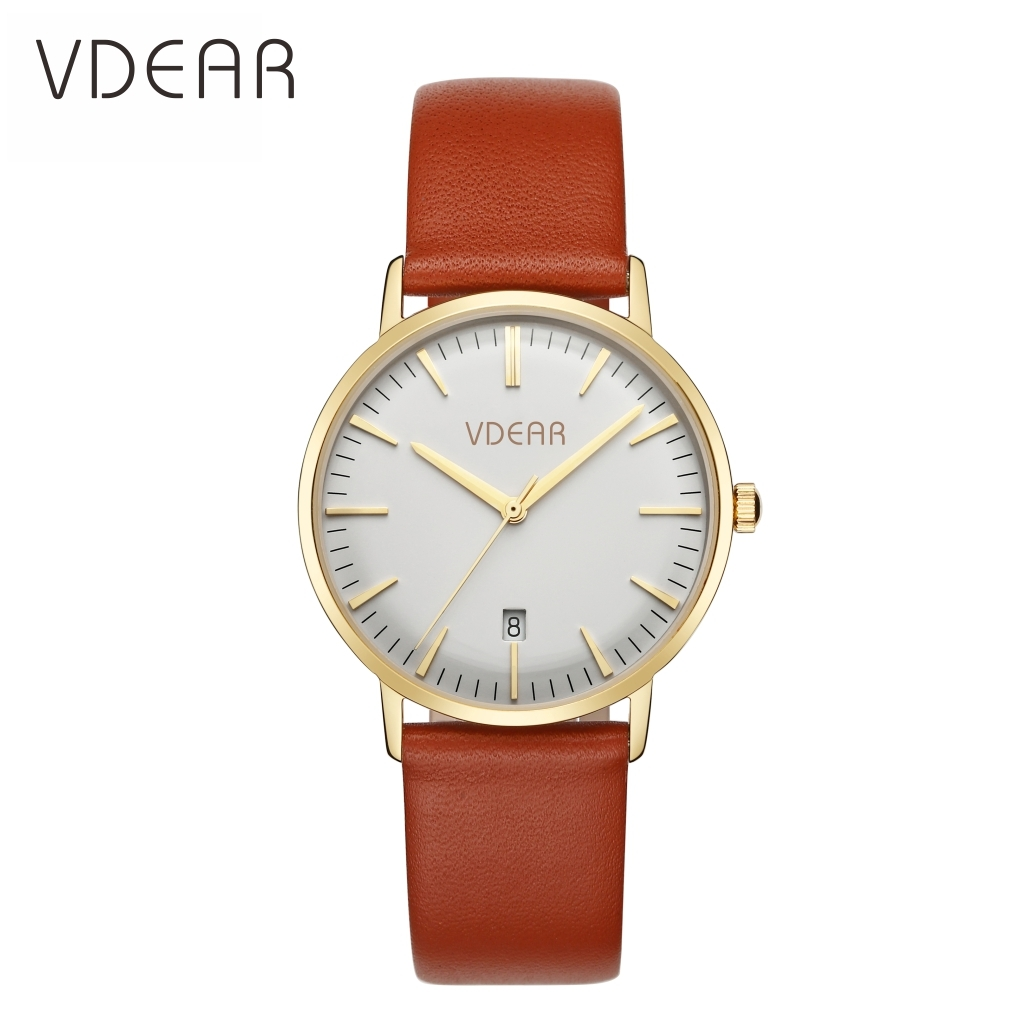 VDEAR - 2020 Nesest dome glass fashion quartz beautiful ladies custom made watch with own logo Lady Quartz Watch 1