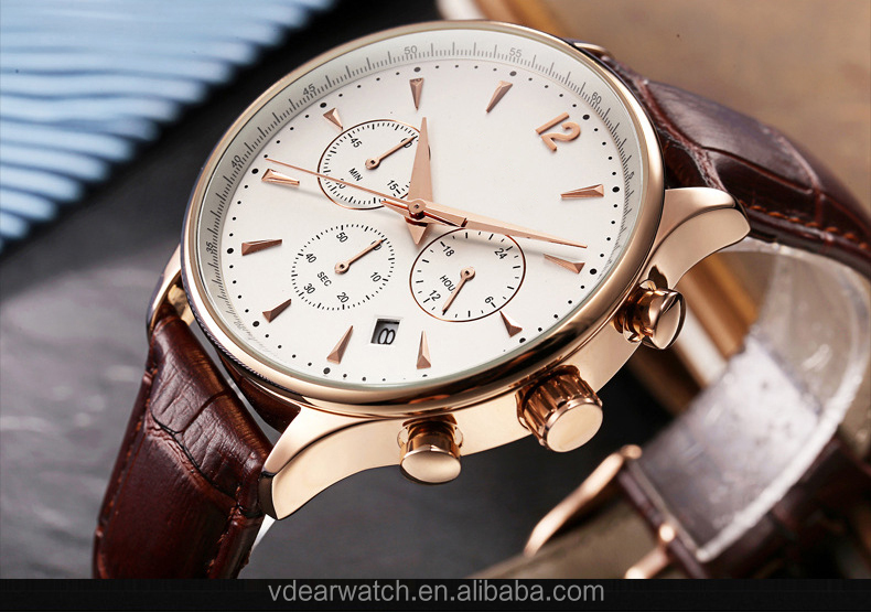 Online-Shopping im Großhandel: Günstige Herrenuhren aus nickelfreier Legierung und Leder aus China (niedrige Mindestbestellmenge).