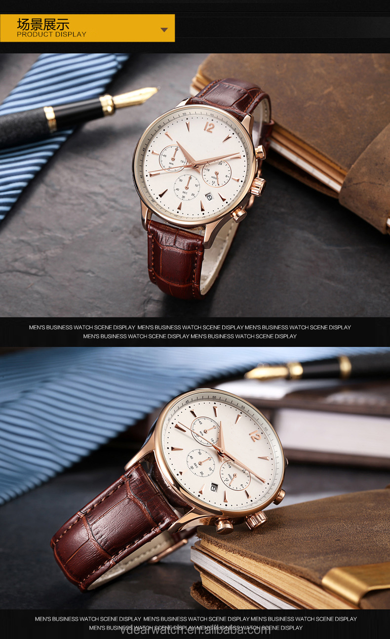 Online-Shopping im Großhandel: Günstige Herrenuhren aus nickelfreier Legierung und Leder aus China (niedrige Mindestbestellmenge).