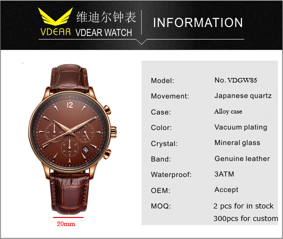 Online-Shopping im Großhandel: Günstige Herrenuhren aus nickelfreier Legierung und Leder aus China (niedrige Mindestbestellmenge).