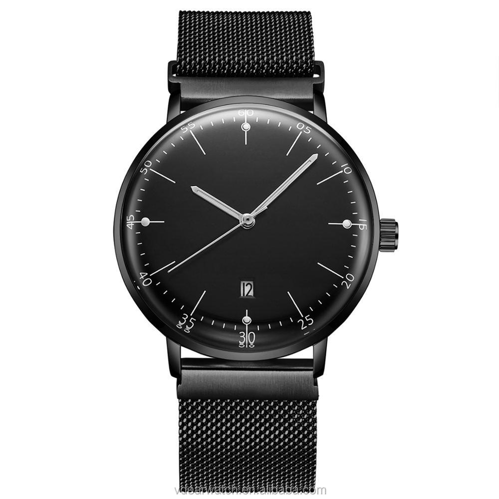 VDEAR - Customisable high quality stainless steel no logo watches fashion watches men with blue dial others 11