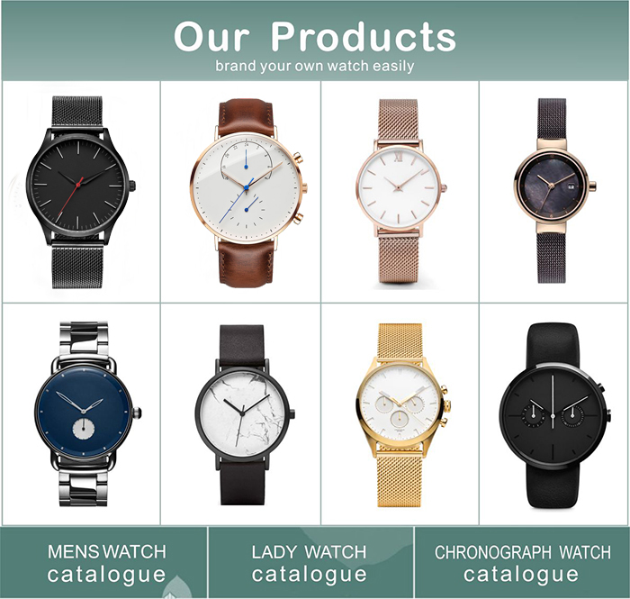 VDEAR - 36mm waterproof rose gold watches black marble watch with leather strap Fancy Watch 9