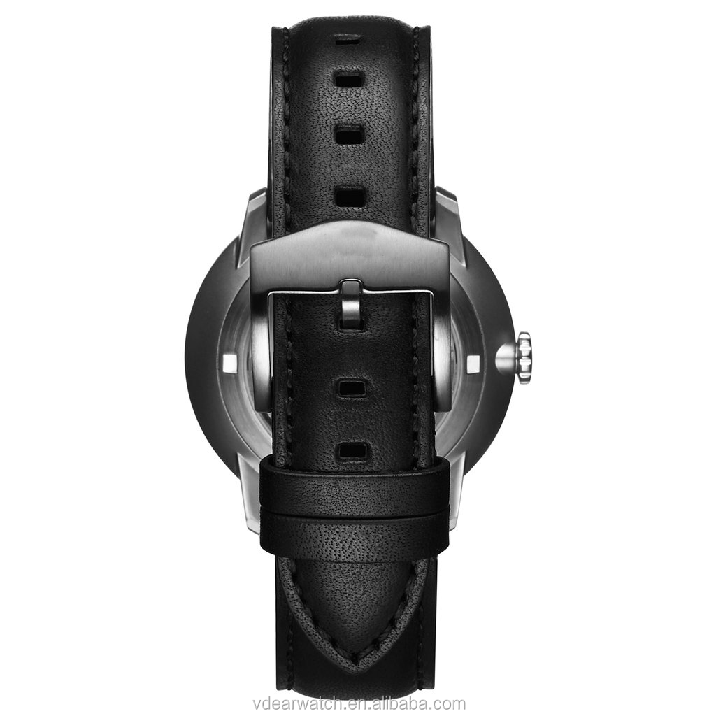 VDEAR – Gebogene Herrenuhr mit Automatikwerk und Glasboden (auch als Luxusuhr erhältlich) 24