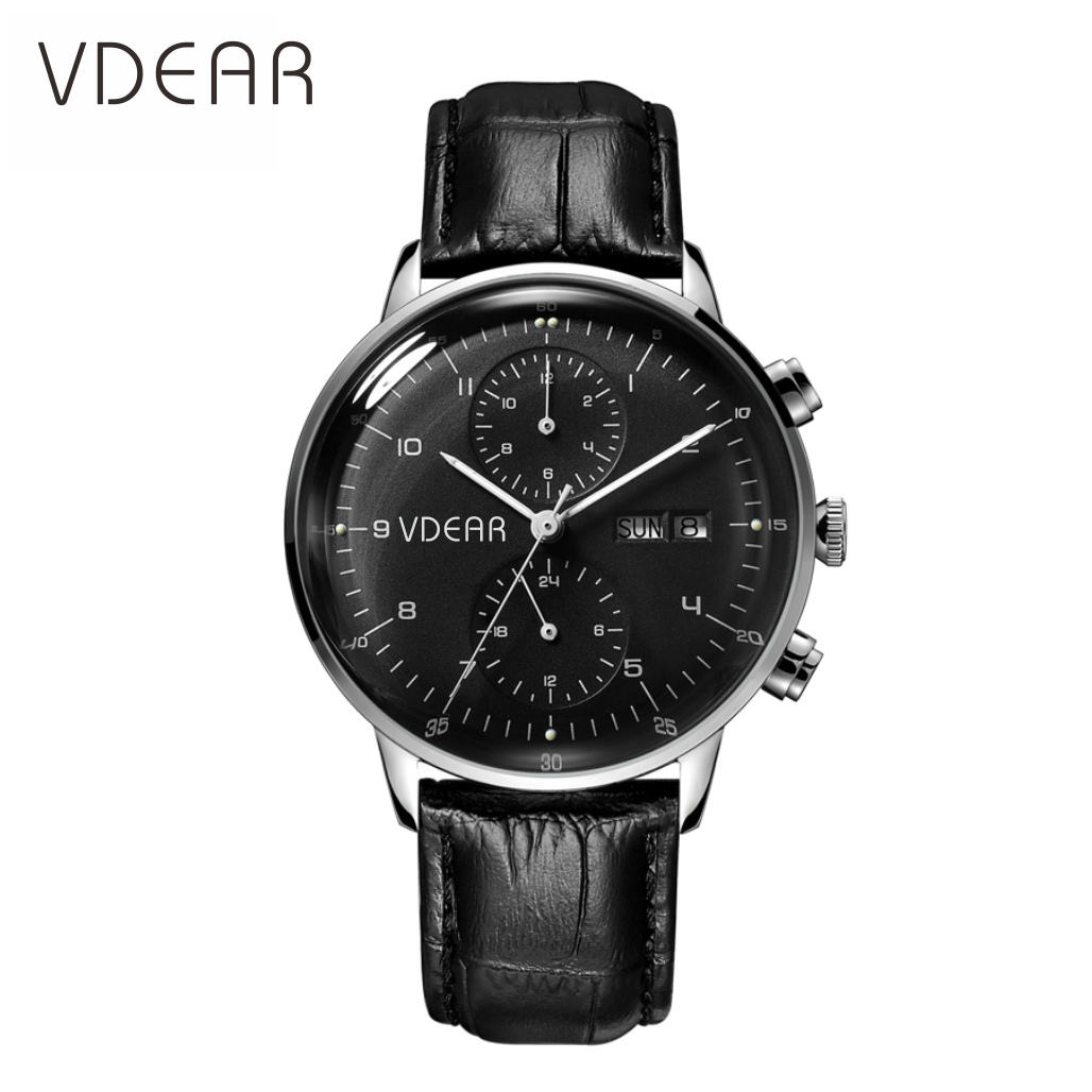 VDEAR - China customized quality classic custom japan automatic chronograph wrist watch men mechanical others 1