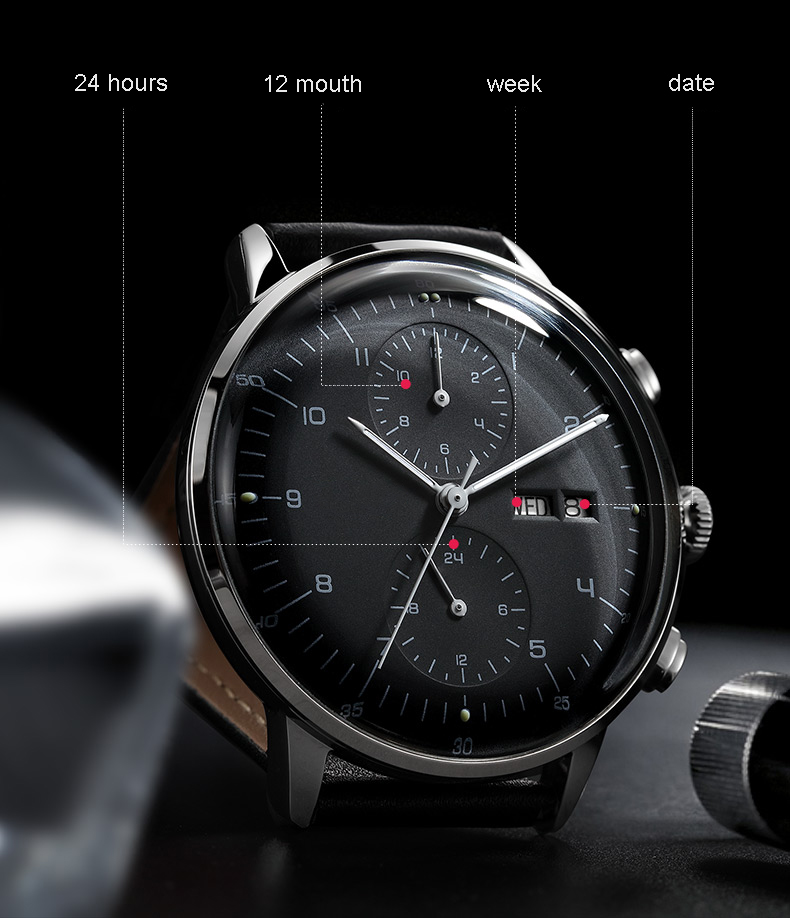 VDEAR - China customized quality classic custom japan automatic chronograph wrist watch men mechanical others 14