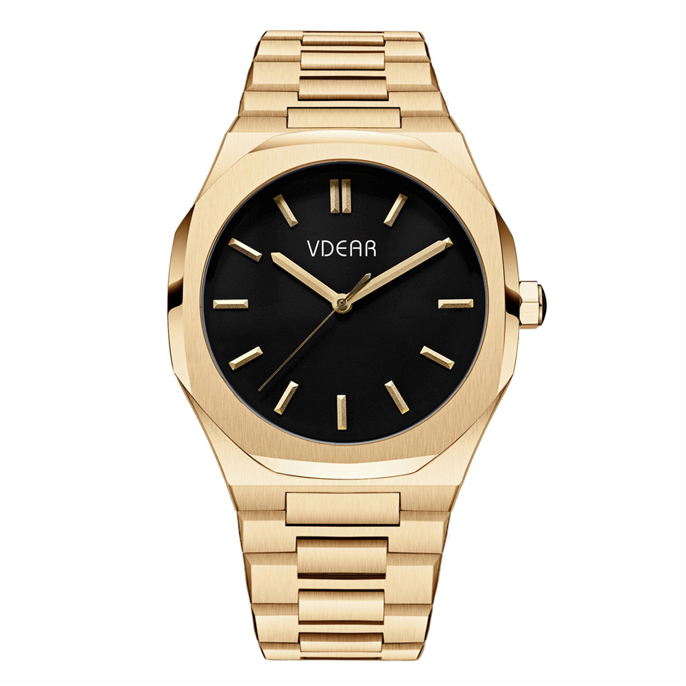 VDEAR - Blank Case Stainless Steel Case 316l Luxury Golden Watches Men Wrist Top Brand Designer Quartz others 1