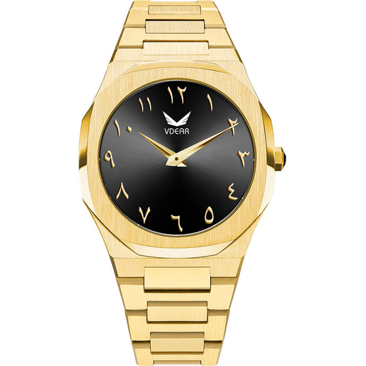 VDEAR - 3ATM waterbestendig horloge, creëer je eigen Japanse mode quartz 40mm luxe minimalistisch horloge op maat voor mannen en anderen 1