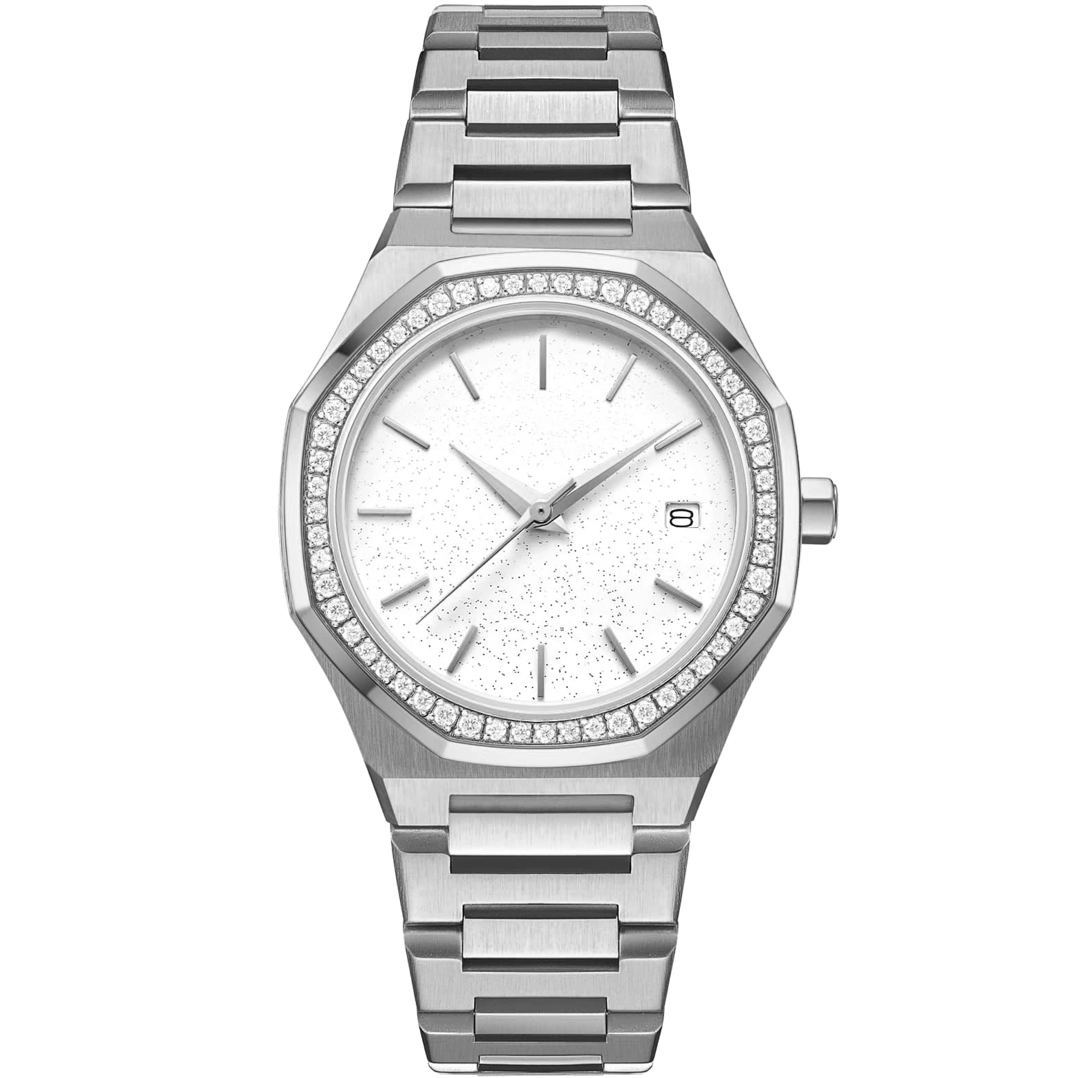 VDEAR - Original New Design Custom Watch Case Moissanite Watch Luxury Diamond Ladies Watches With Diamond Lady Watch 1