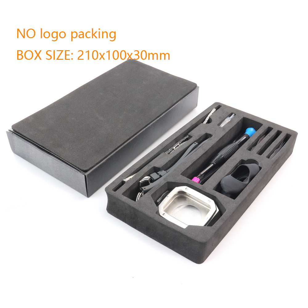 VDEAR - VDEAR Partihandel AP-stil 45MM rostfritt stål klockans infattning och rem lyx för Apple Series 4/5/6 iwatch Apple Watch-fodral 10