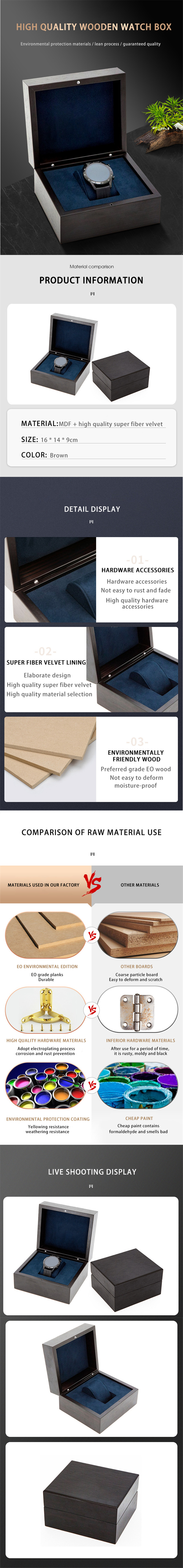 Quality Wooden Packing Watch Box Manufacturer | VDEAR 7