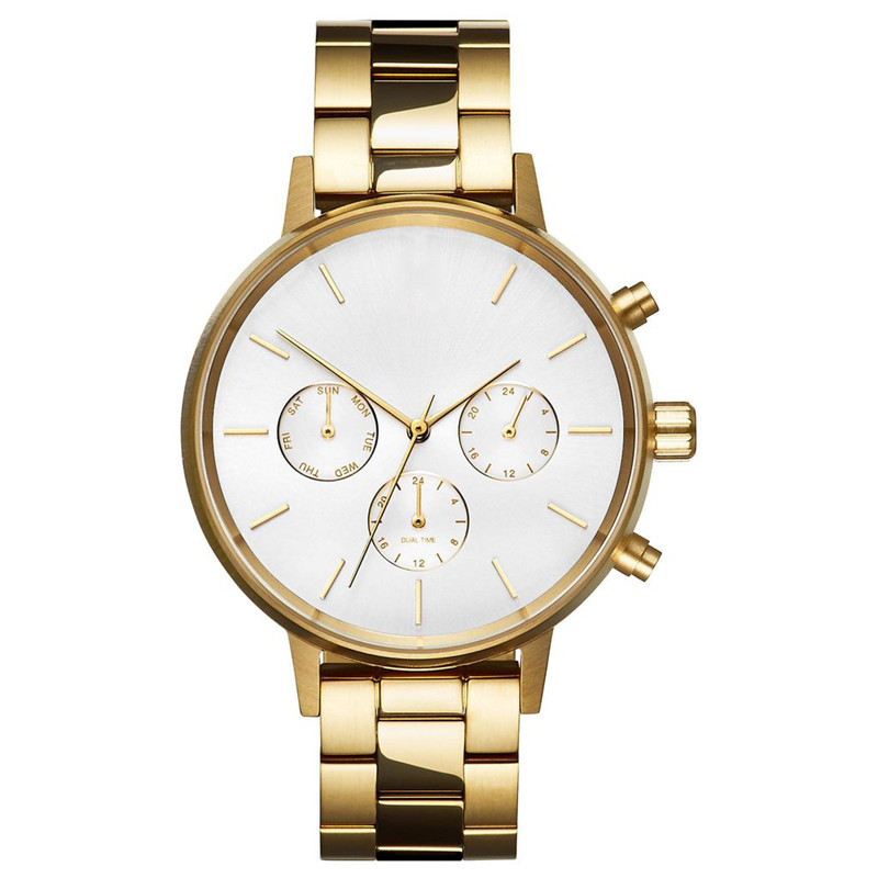 VDEAR - Gold plated brand your logo time force 5atm water resistant fashion women odm brand chronograph watch others 18