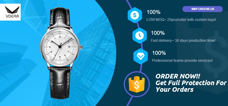 VDEAR - VDEAR LOW moq custom logo dome glass new style fancy ladies leather watches others 8