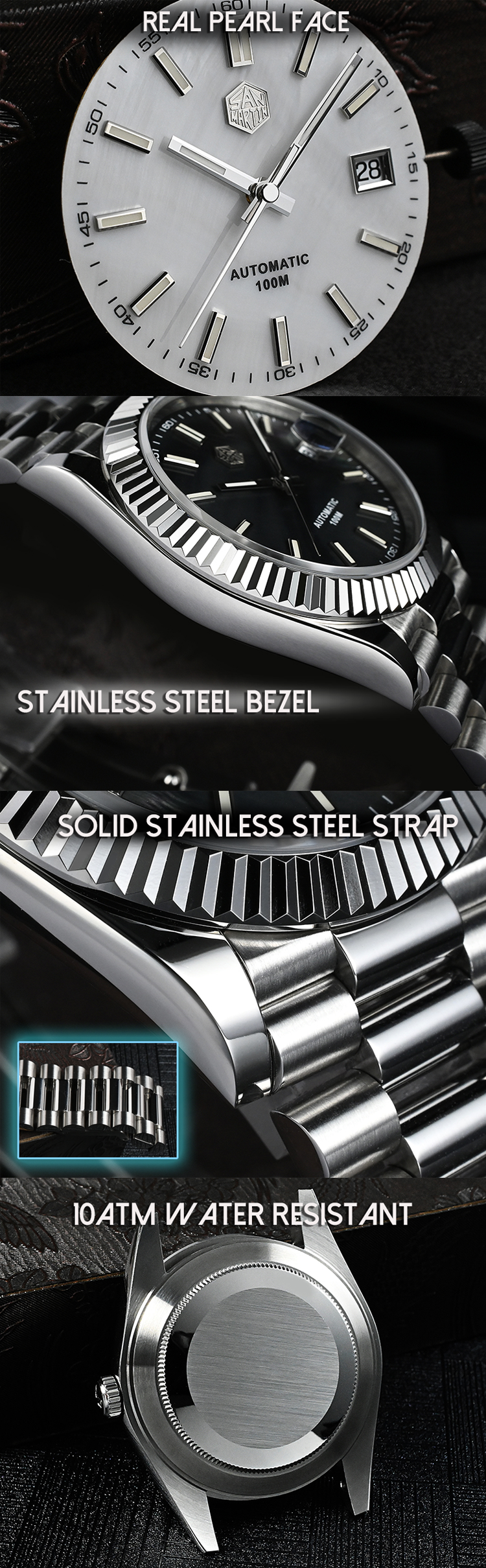 Design Luxury Brand Fashion Sapphire Crystal Custom Mens Diving Automatic Watch Winder Wrist Watches For Men