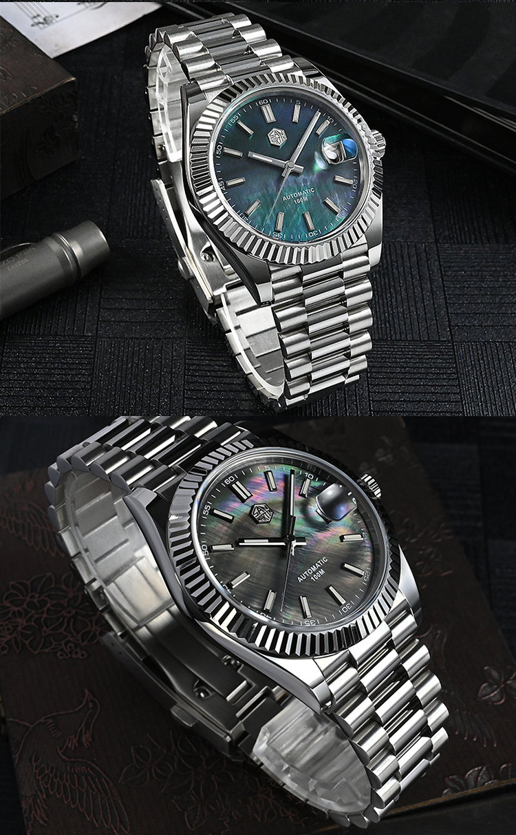 Design Luxury Brand Fashion Sapphire Crystal Custom Mens Diving Automatic Watch Winder Wrist Watches For Men