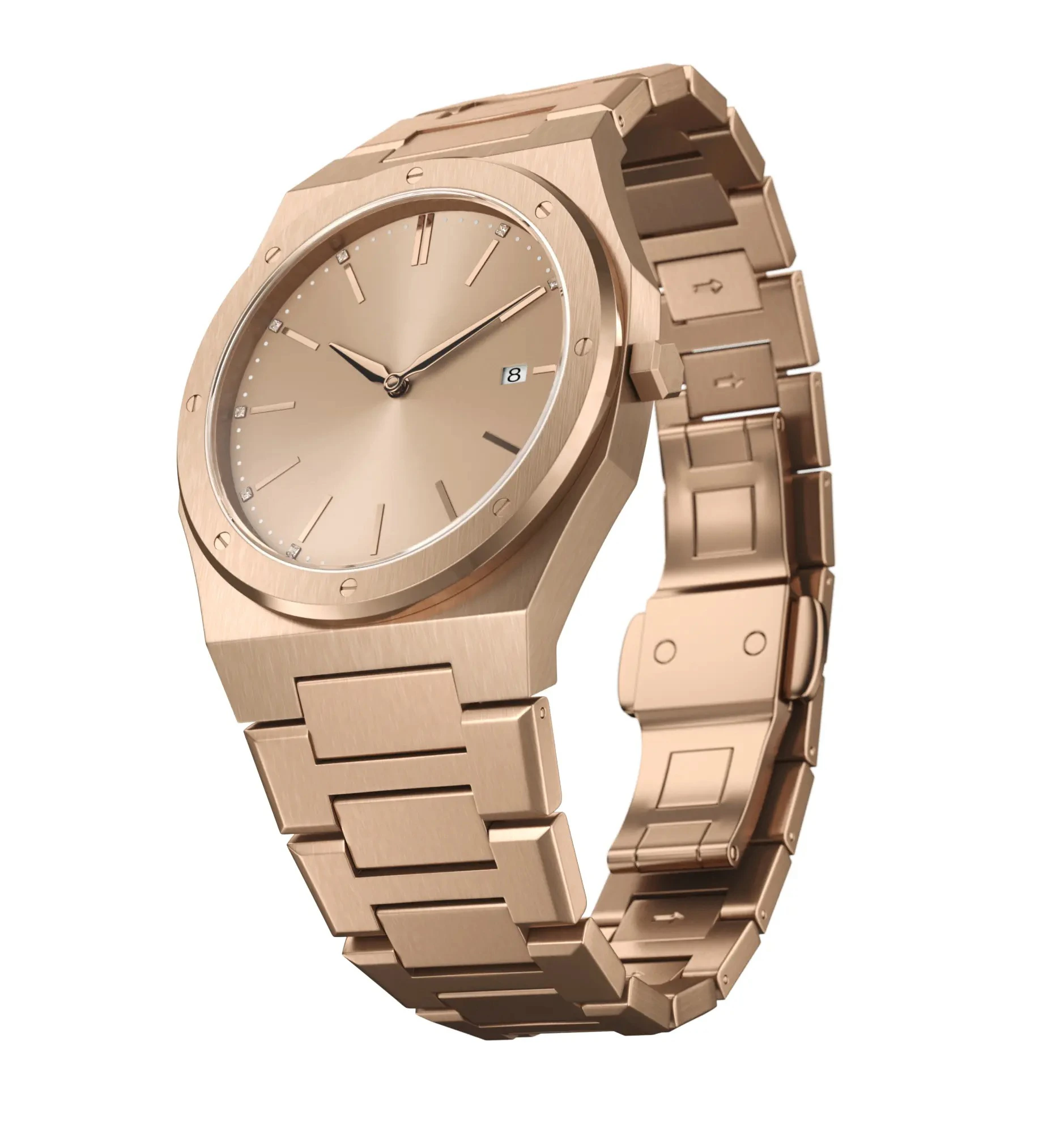 VDEAR - 2022 Rose Gold Sunray Dial Custom Watch Luxury Minimalist Women's Fashion Ultra Thin Ladies Wrist Watches others 1