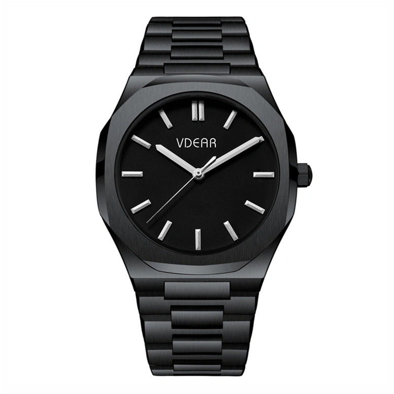 VDEAR - Blank Dial Relogio Masculino Mens 316l Stainless Steel Quartz Goldlis Watch Quartz Luminous Day others 1