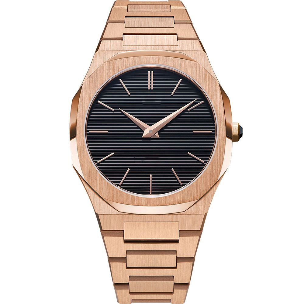 VDEAR - 2021 Customised Logo High Quality Stainless Steel Watch Case 316L New Model Wrist Watch Men Ultra Thin New Arrival 1