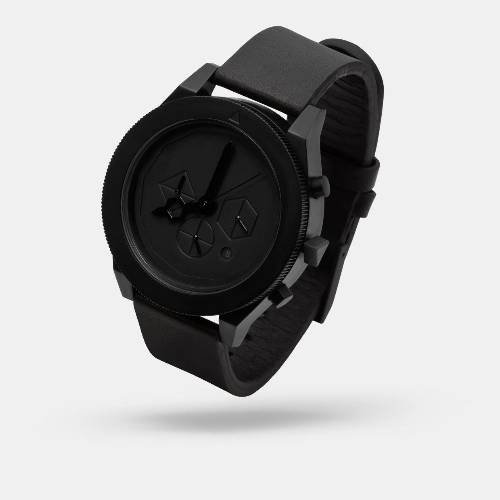 VDEAR - Vdearwatch VDQ3 chronograph wrist watch men stainless steel chain black color wrist watch others 10