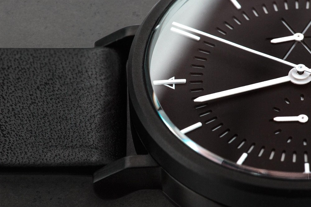 VDEAR - Vdearwatch VDQ3 chronograph wrist watch men stainless steel chain black color wrist watch others 18